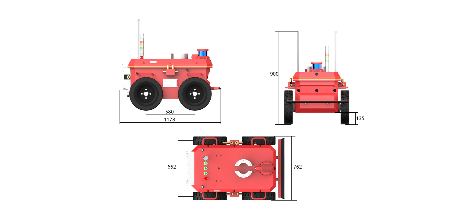 YUHESEN explosion-proof mobile robot AUTO MS ros mobile robot