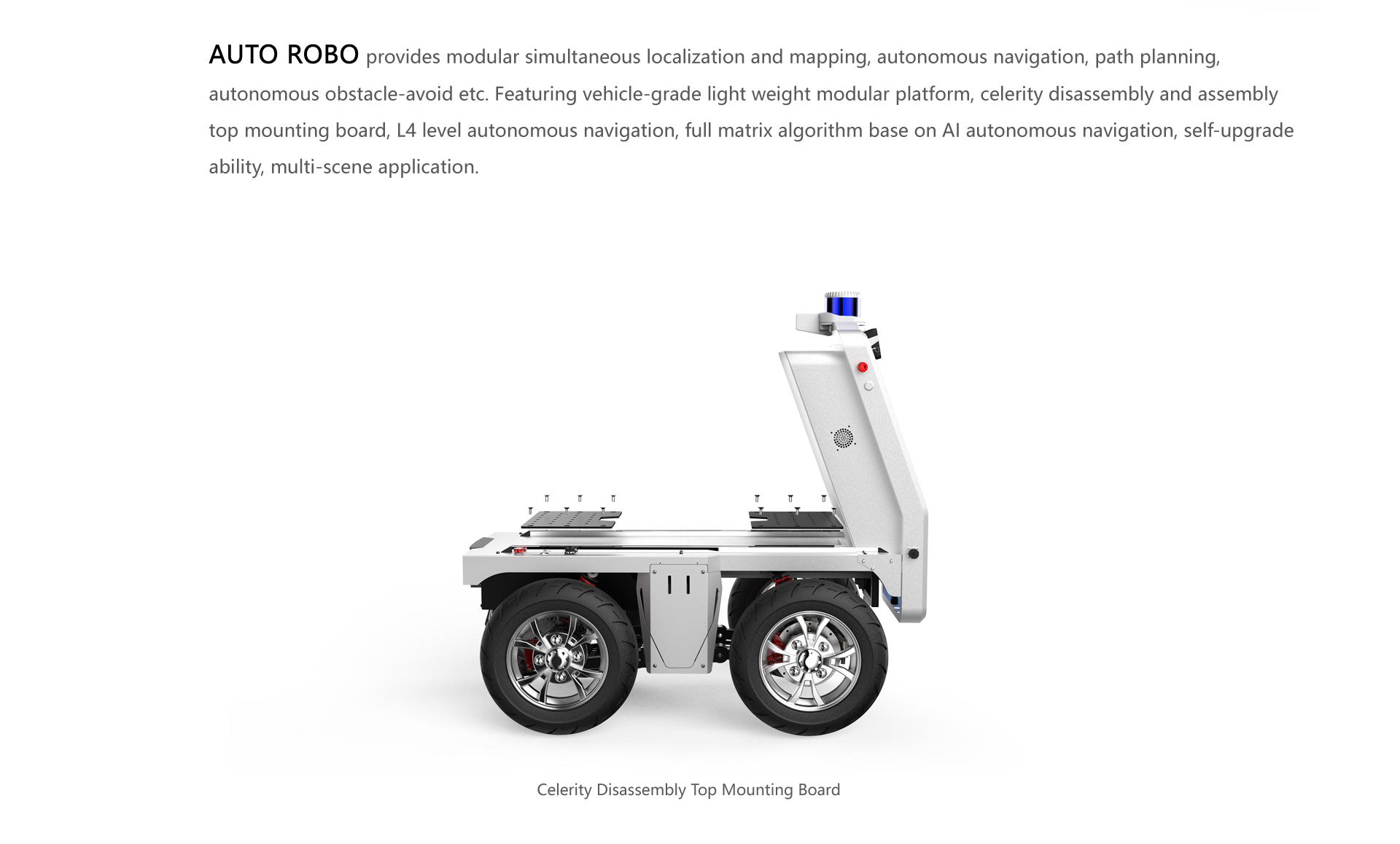 YUHESEN autonomous mobile robot AUTO ROBO SLAM navigation robot